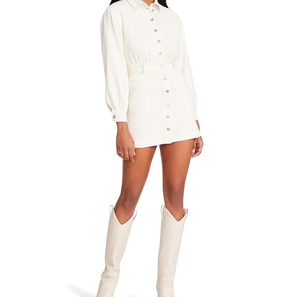 Steve Madden Denim Crème Dress